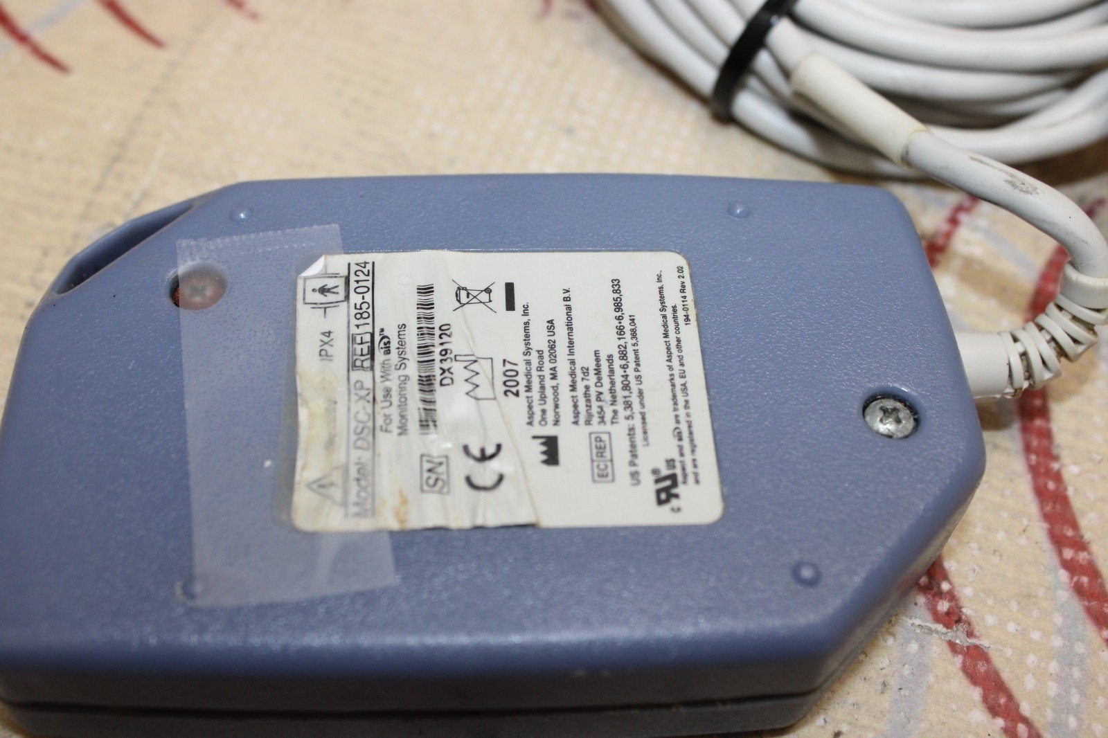 Aspect Medcial BIS XP DSC-XP Ref 185-0124