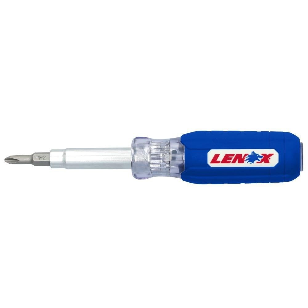 Lenox 6-In-1 Multi-Bit Screwdriver Pack of 1, Blue