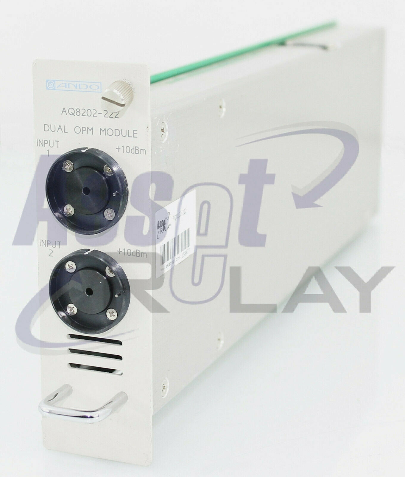 Ando AQ8202-222 CALIBRATED OPM Dual Sensor Optical Power Meter Module InGaAs
