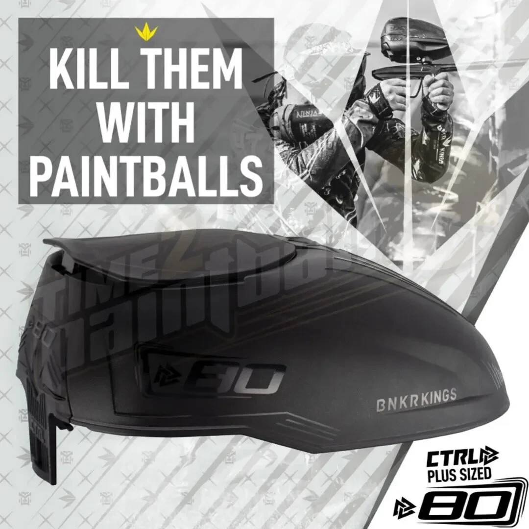 BunkerKings CTRL 80 Top Shell Plus 80 Round Capacity Black