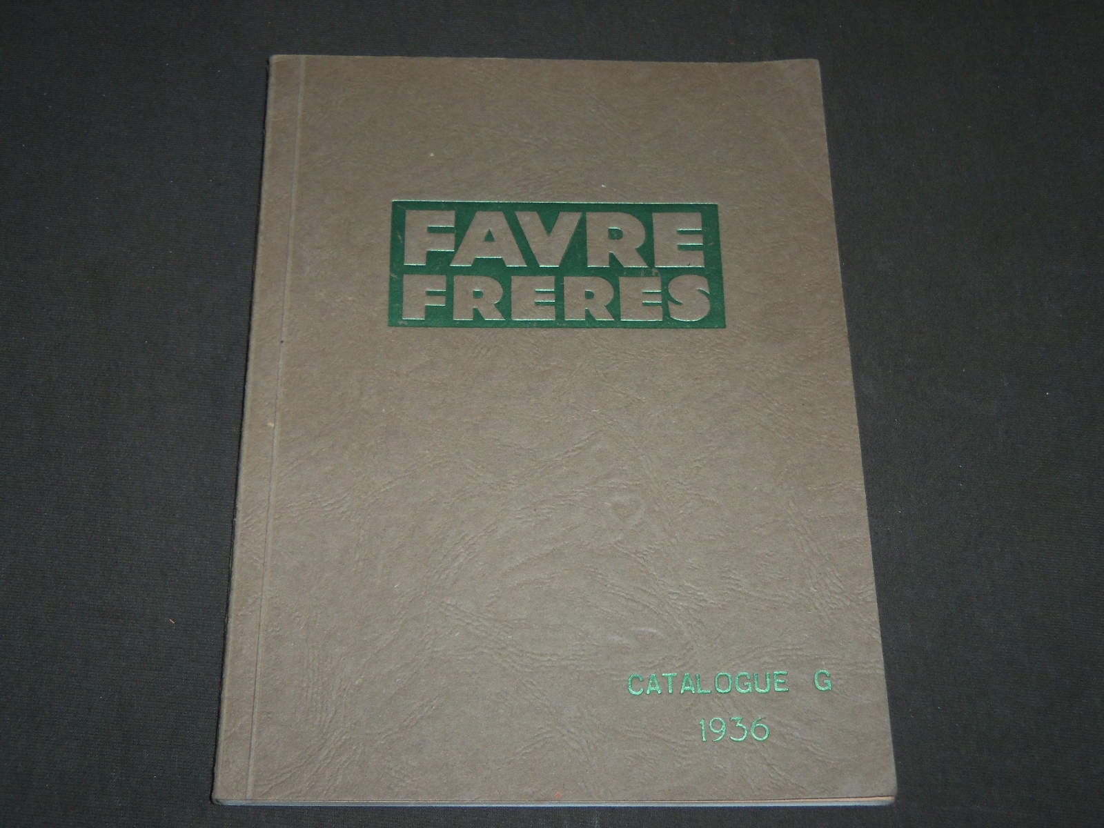 1936 FAVRE FRERES APPAREILS SANITAIRES FRENCH CATALOGUE G - FR 433