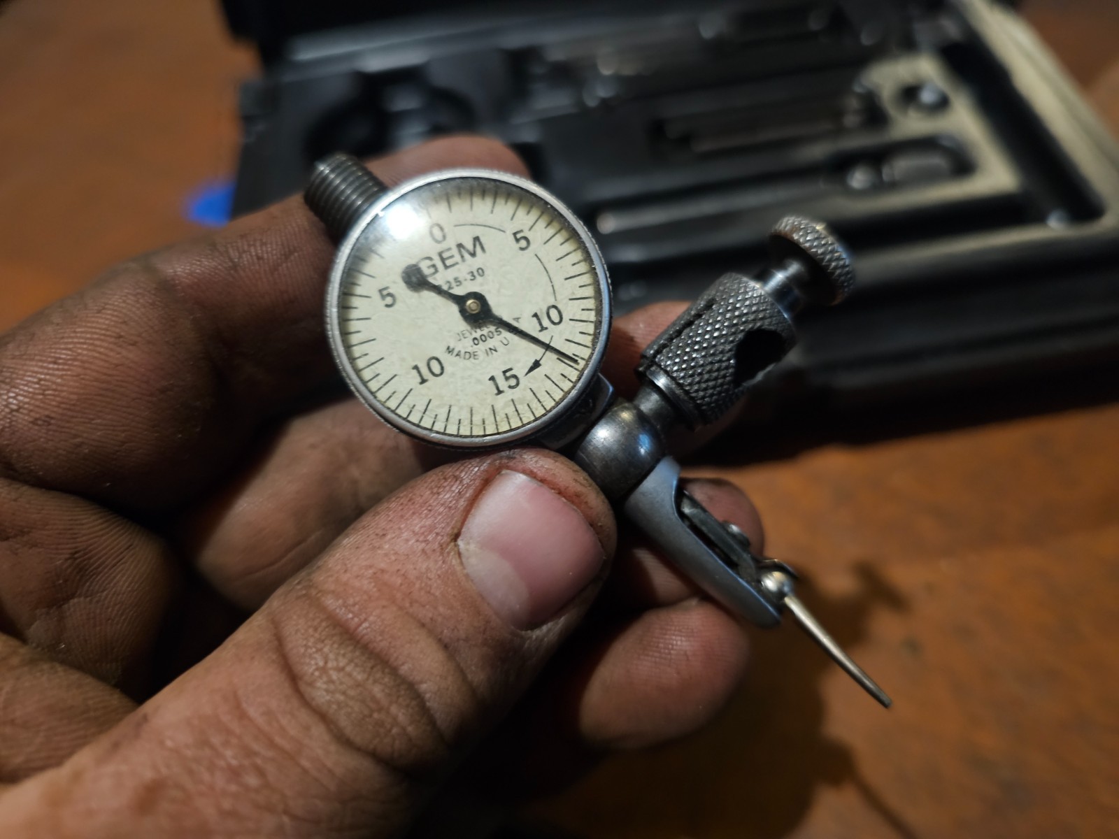 GEM Mechanical Dial Indicator Set .0005 Increments 325-30