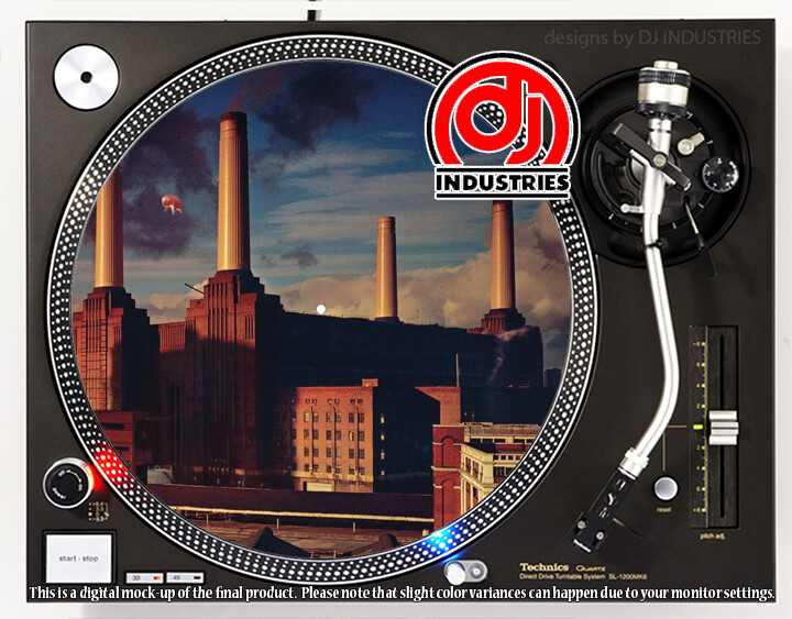 Pink Floyd Animals - 7"-12" DJ slipmat for LP turntable record player