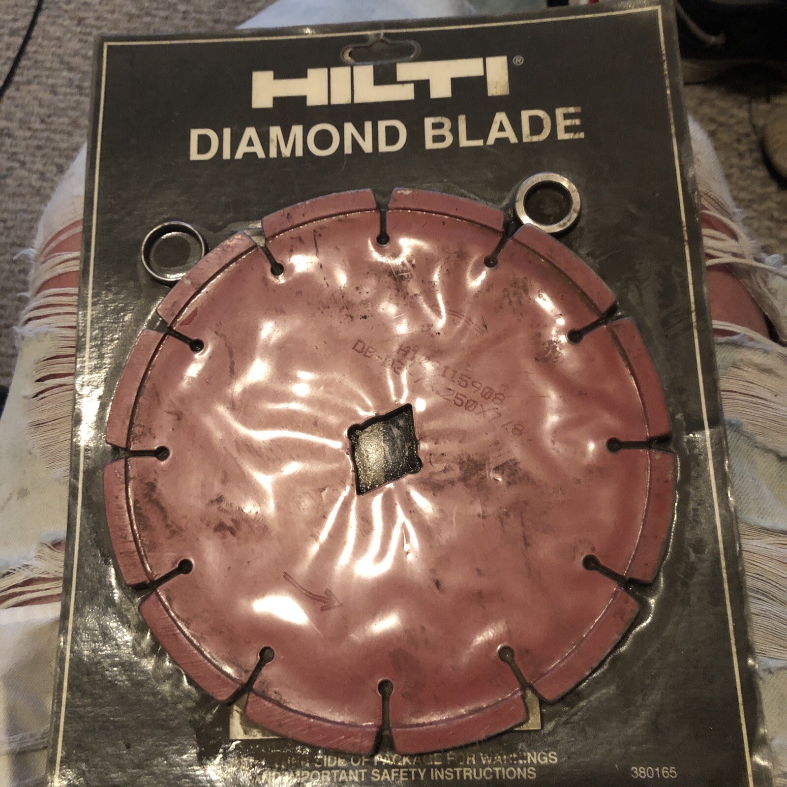 HILTI 7 1/4” Diamond Blade.  Model DB-D3-7x.250