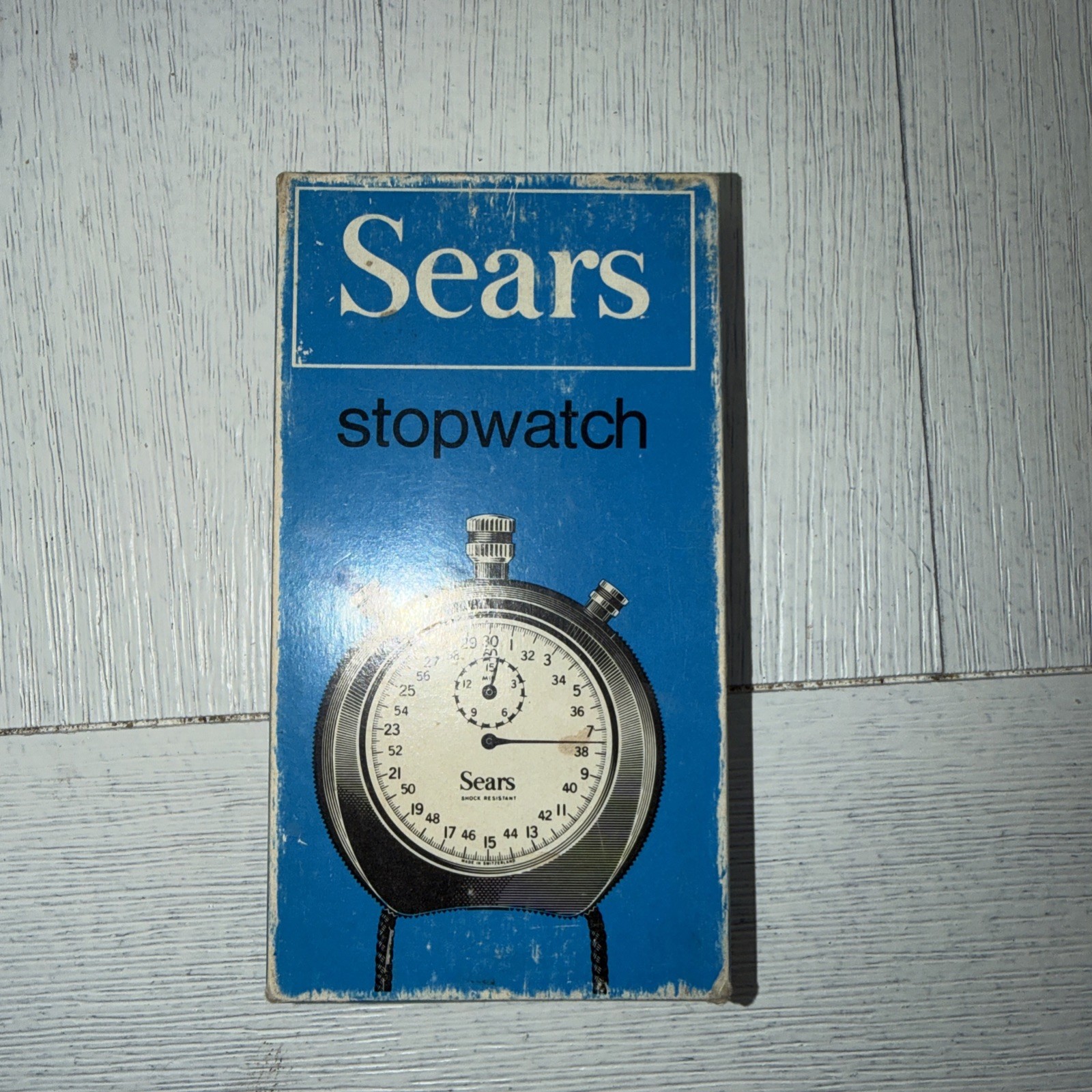 Sears Vintage Stopwatch Swiss Made w/ Lanyard And Original Box - Model 1903