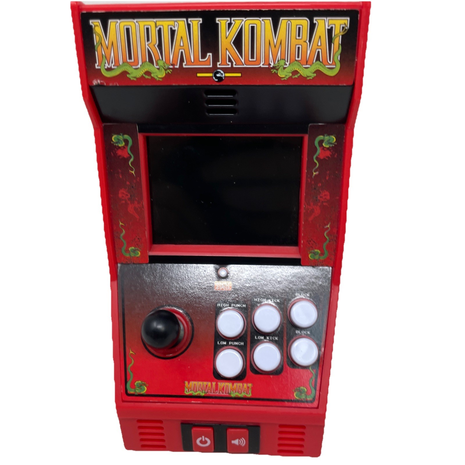 Mortal Kombat Klassic Mini Arcade Game Console Midway 09626 Color Tested Works