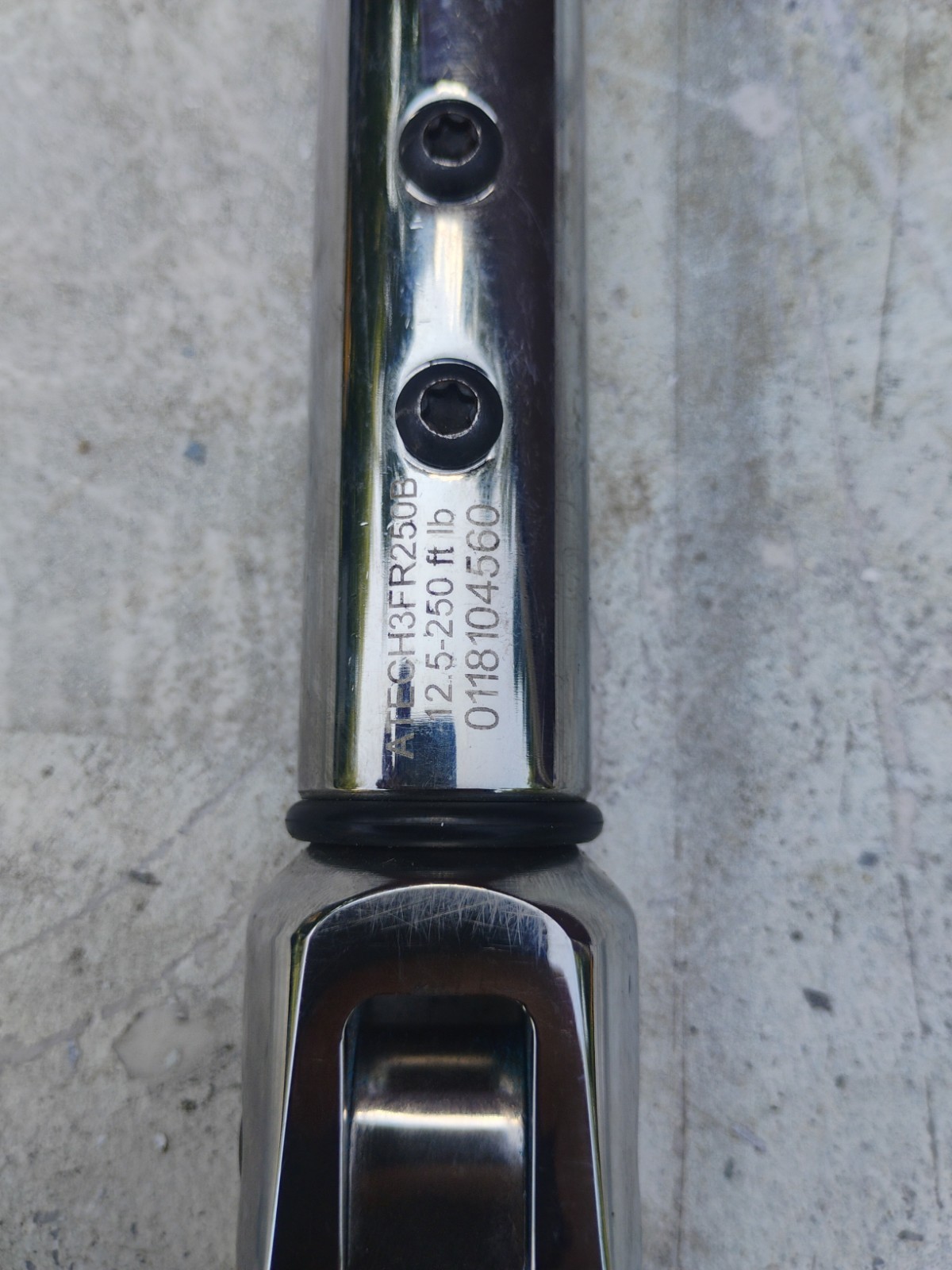 Snap-on ATECH3FR250B Electronic Ratcheting 1/2" Reversible Torque Wrench