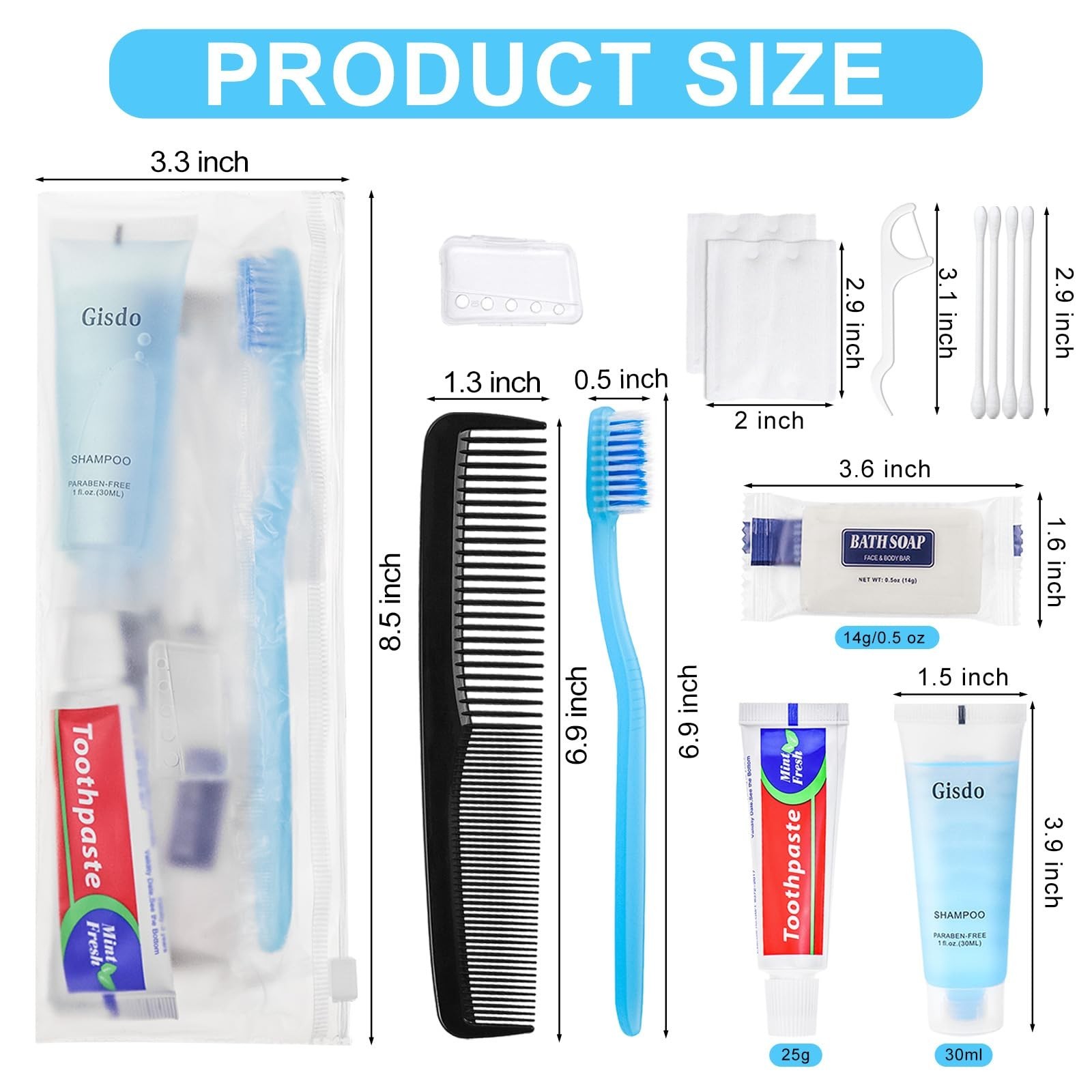 50 Kits Basic Toiletry Kits Homeless Personal Hygiene Kit Bulk Homeless Care ...