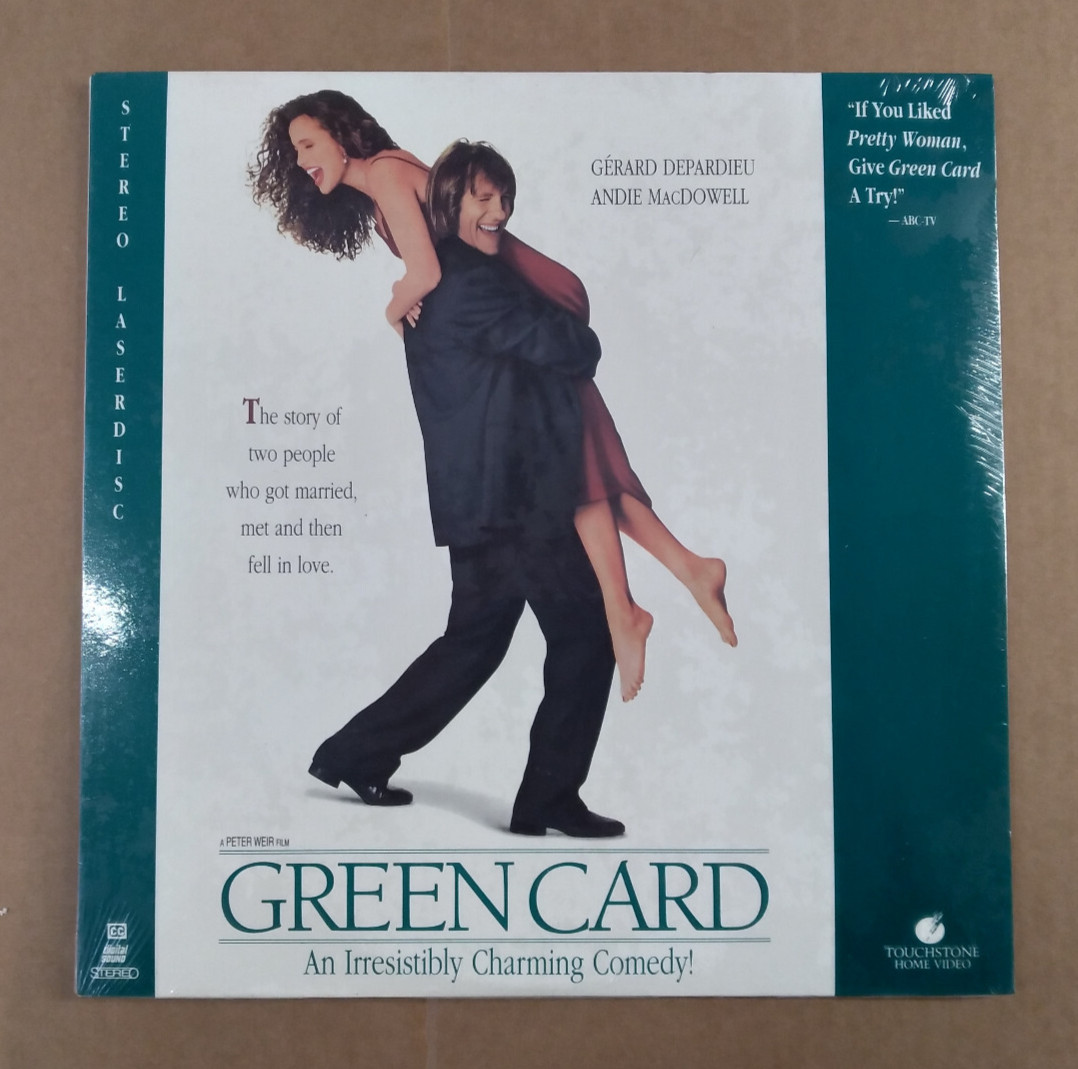 (Laserdisc) Green Card / Gerard Depardieu / Andie Macdowell / SEALED