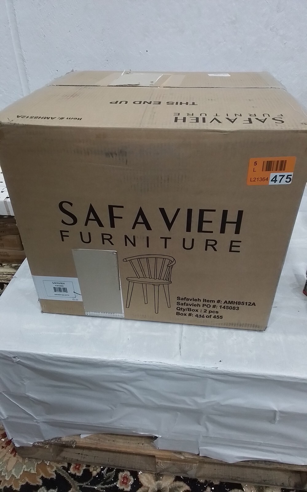 Safavieh BLANCHARD SIDE CHAIR, Reduced Price 2172744321 AMH8512A