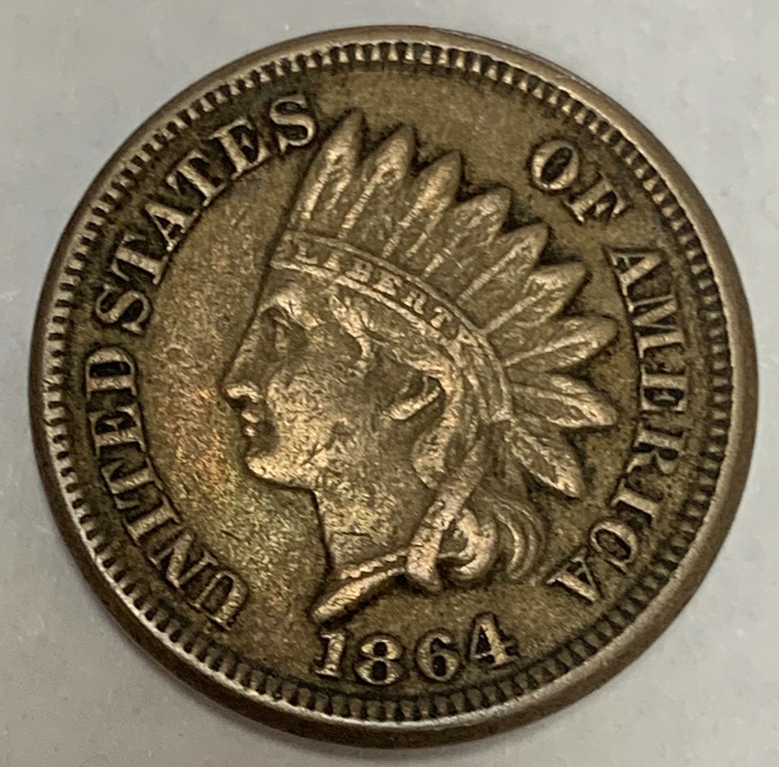 1864 1C Indian Head Cent XF