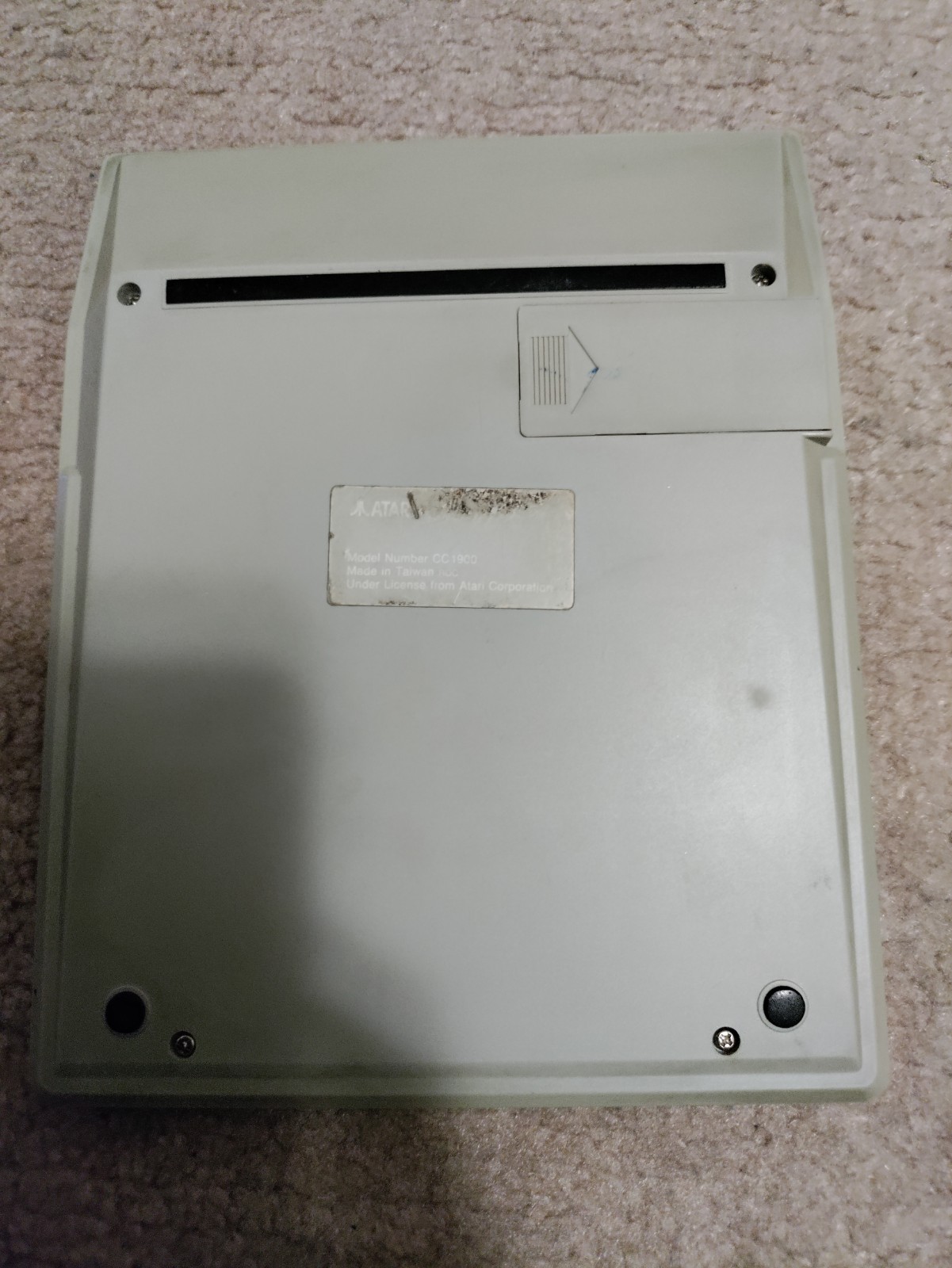 Vintage Atari Branded CC 1900 Calculator Adjustable Screen. Tested and Working