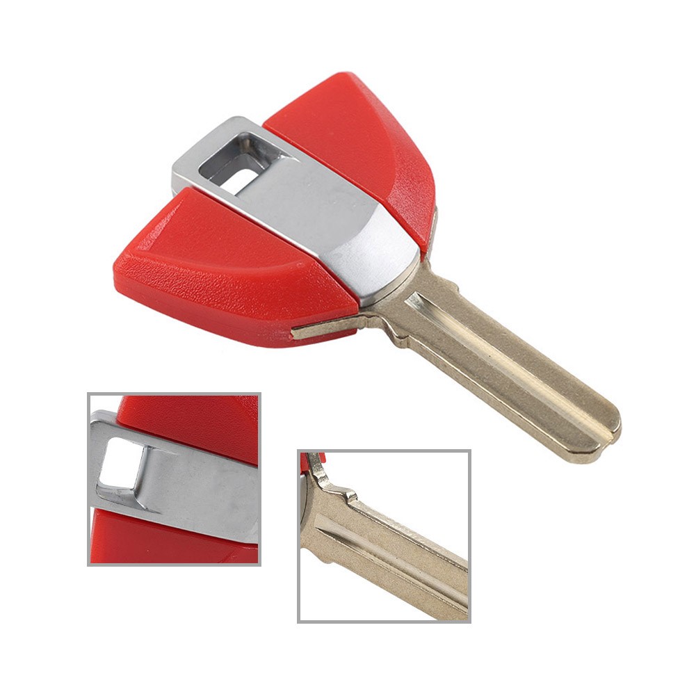 Uncut Blade Blank Ignition Key Red For BMW R1200GS S1000RR F800GS gz