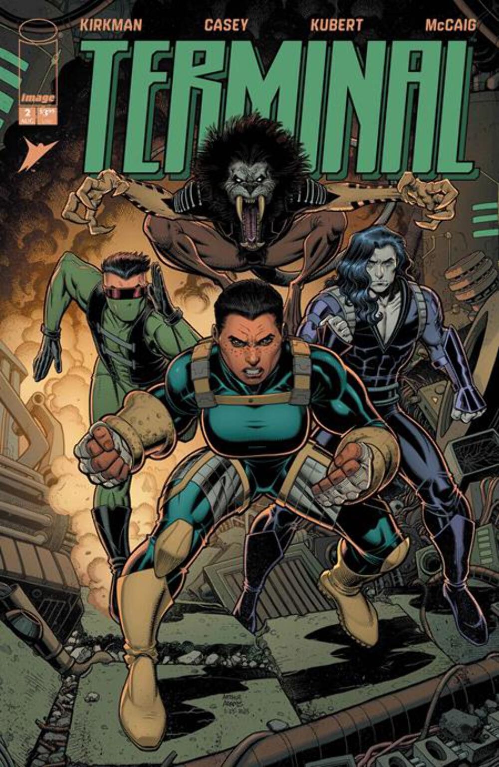 TERMINAL #2 CVR C ARTHUR ADAMS & DAVE MCCAIG (Pre-Order)