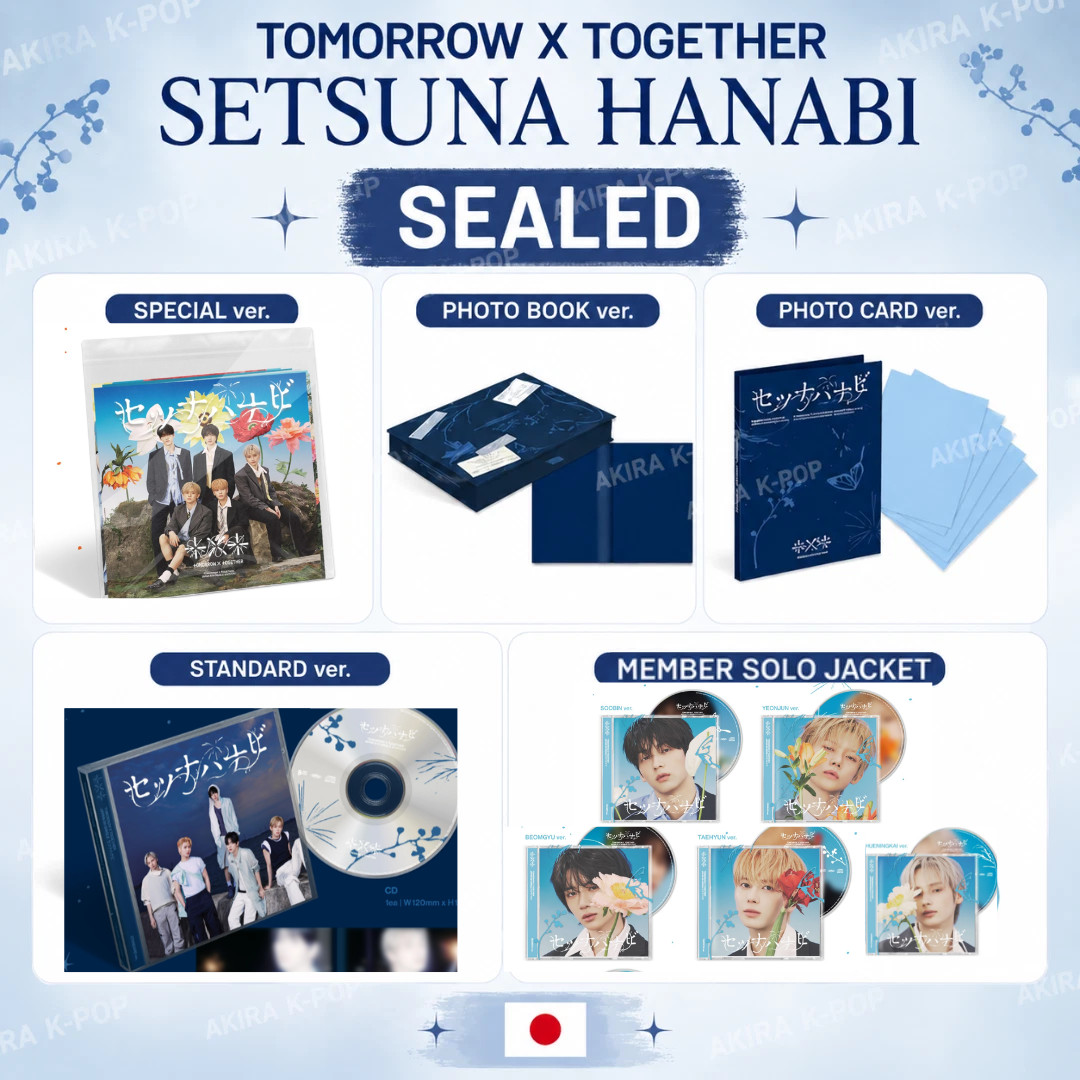 PSL TXT SETSUNA HANABI JAPAN 5th Single Album Sealed CD