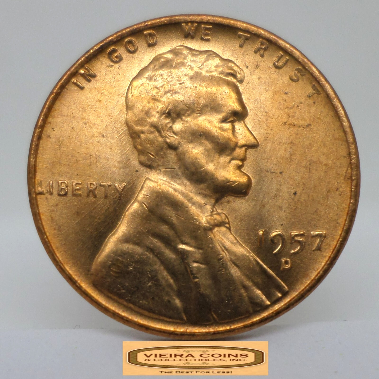 1957-D Lincoln Wheat Cent - #C47726NQ