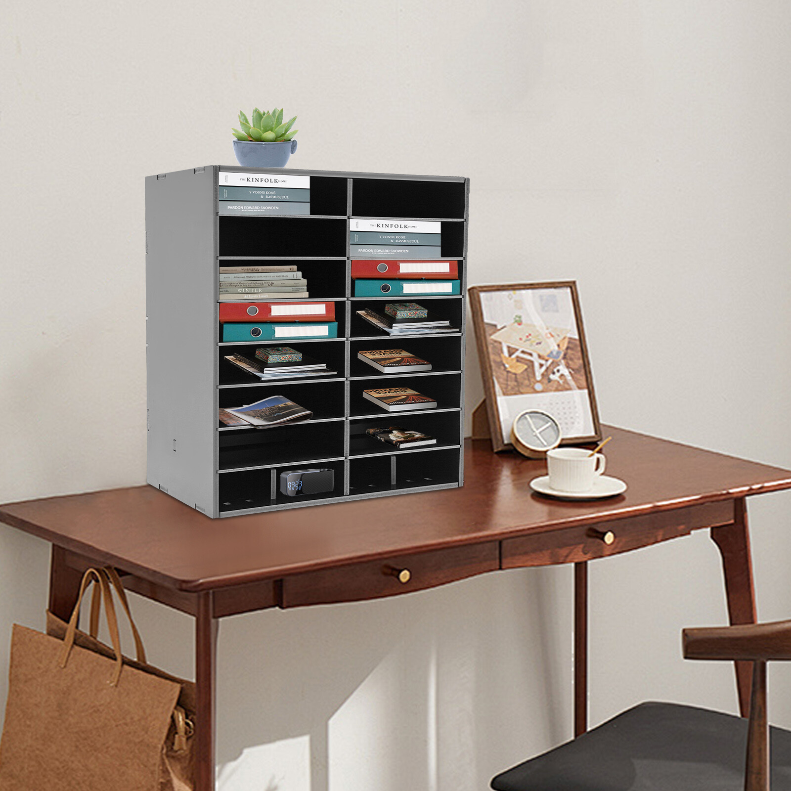 16-slot File Organizer, File Organizer, File Storage Holder For Offices