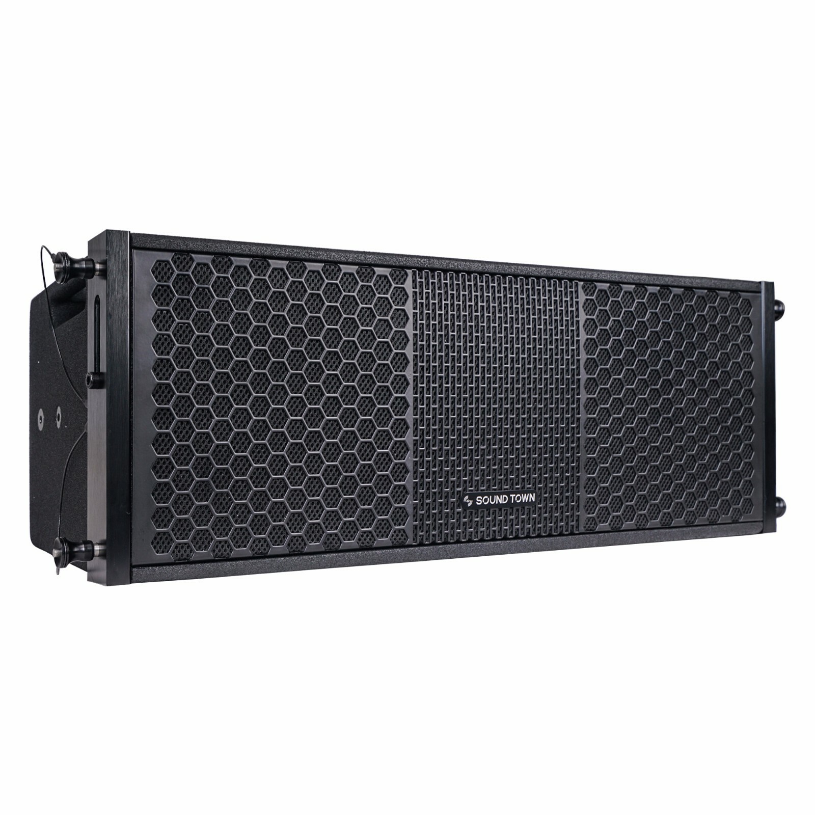 Sound Town 2 x 8” Line Array Speaker Full Range/Bi-amp Switchable ZETHUS-208BV2