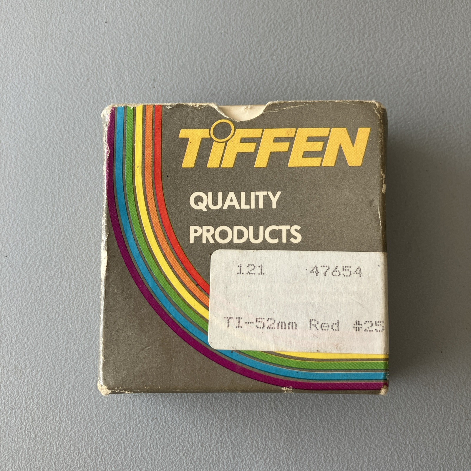 TIFFEN TI- 52mm Filter RED-1  25 A Made in USA Old Stock In Box With Manual