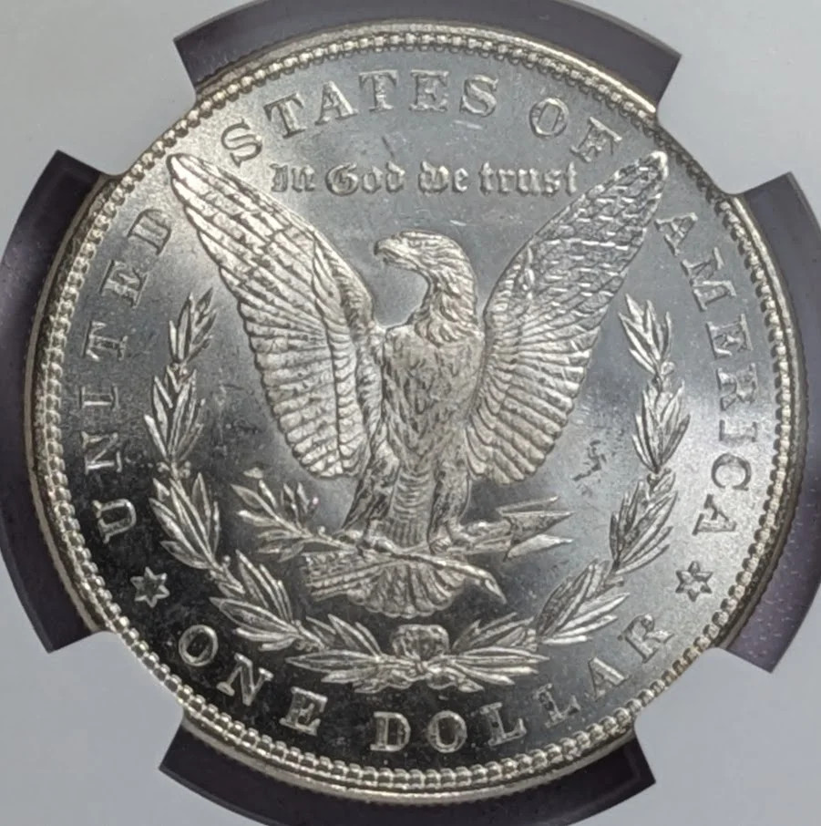 1885 Morgan Silver Dollar NGC MS-63