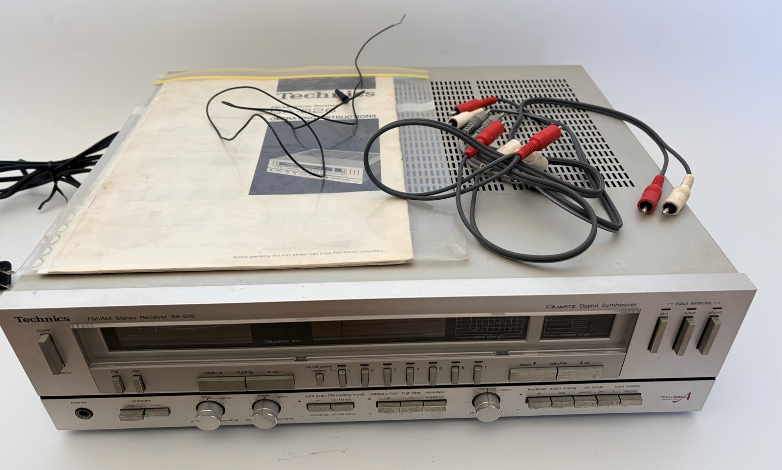Technics Am FM Stereo Receiver  Sa-626 Hi-fi Radio