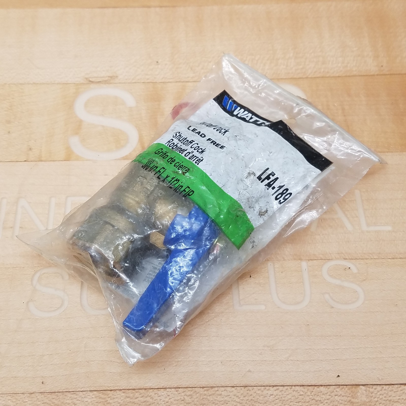 Watts LFA-189 Shutoff Cock Valve - NEW