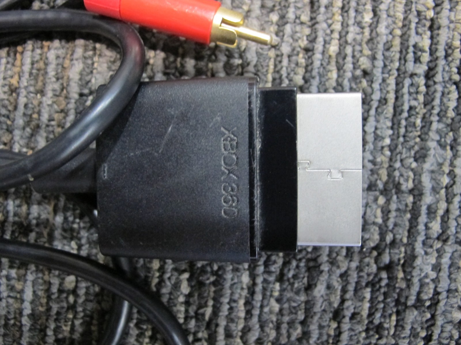 Microsoft Xbox 360 AV Composite Cable Black - OEM