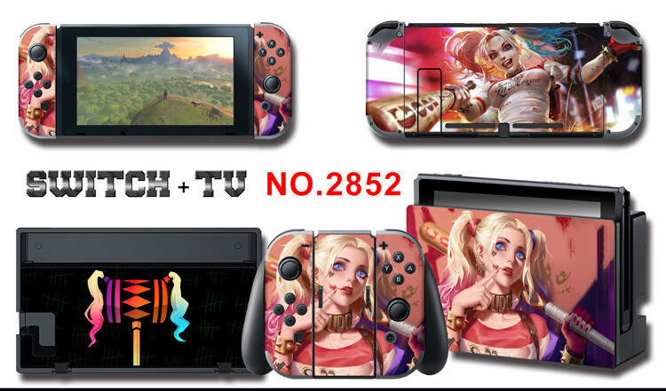 Vinyl Decal Skin Sticker Protector for Nintendo Switch Anime Girl #2852