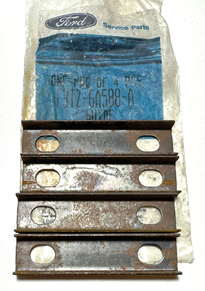 4 Genuine Ford Valve Guide Plates NOS F3TZ-6A588-A