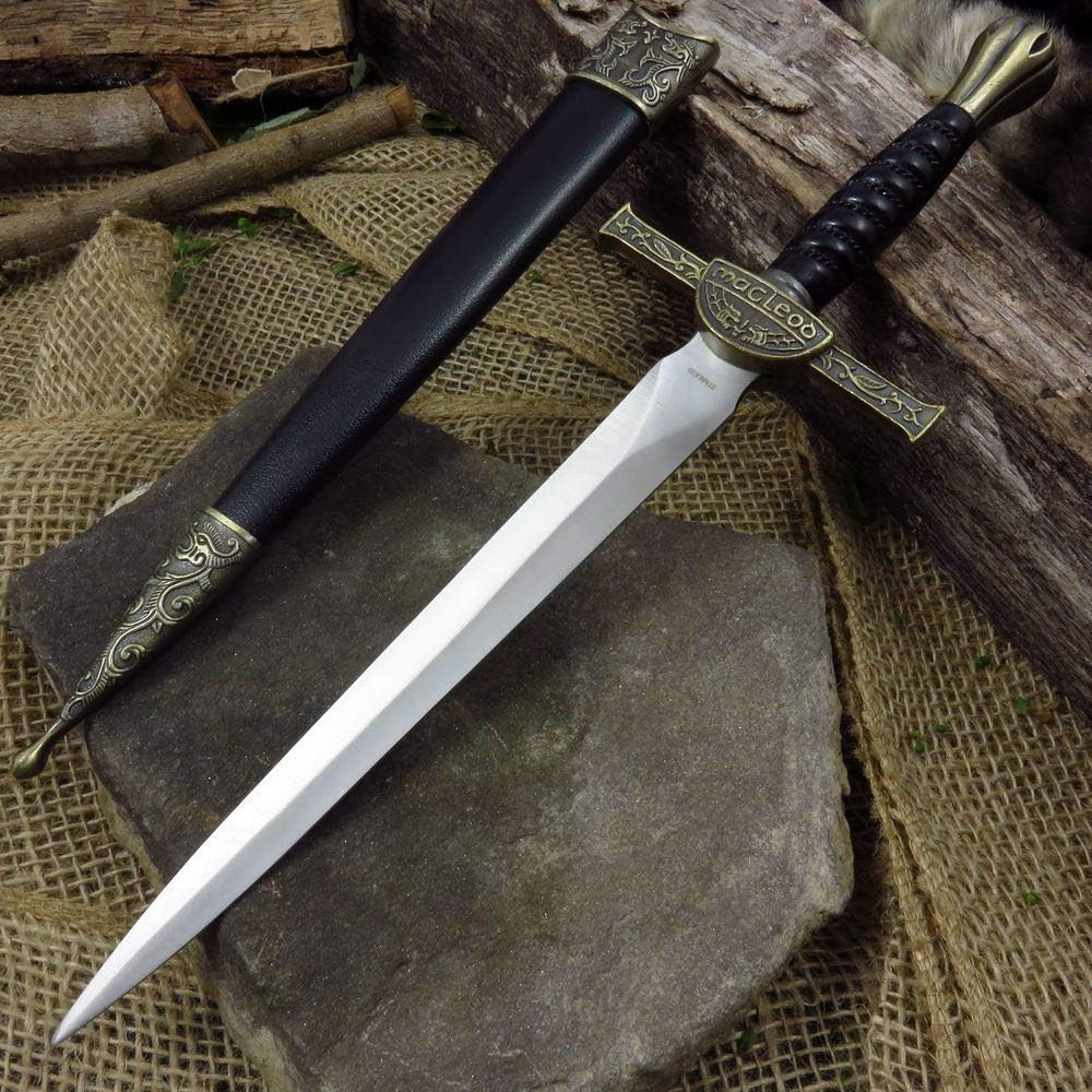 Supplies 211355 Mcleod Dagger, Black,Silver, 14 Inch
