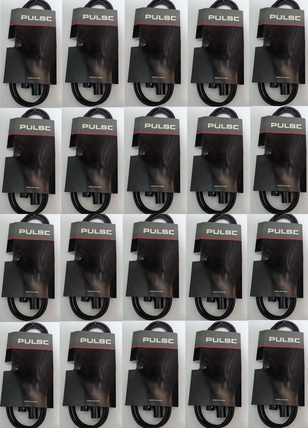 LOT of 20 - 5ft (1.5M) XLR Cable NEW and UNUSED!