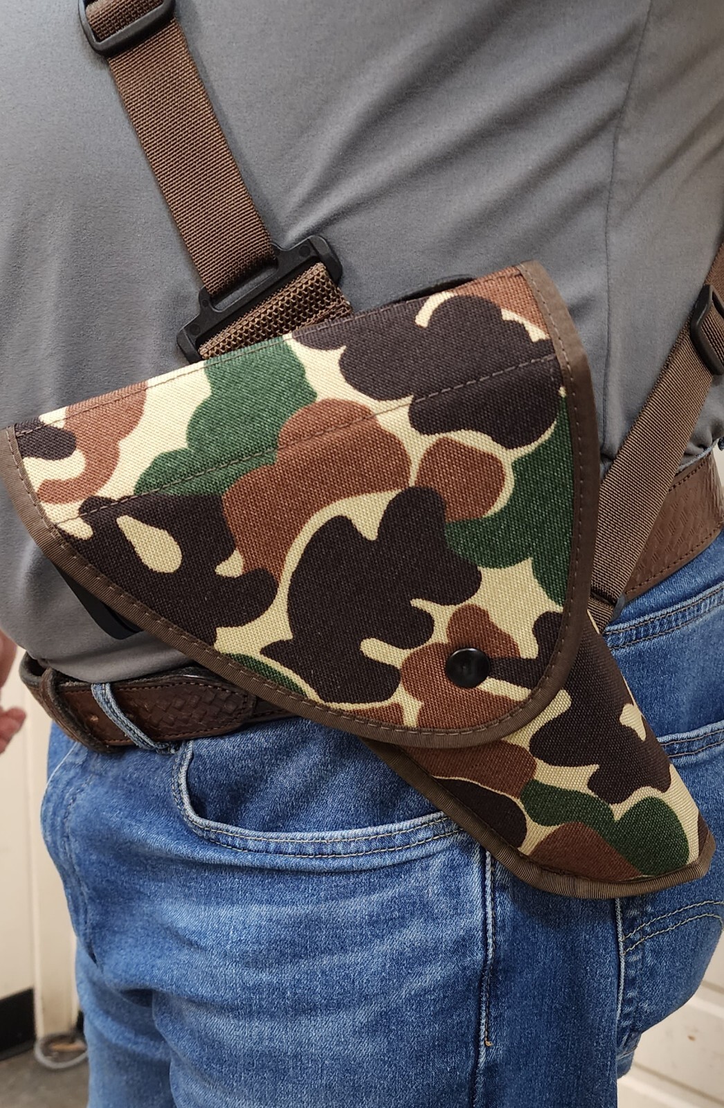 Ruger MK 1 ll  lll  lV RH Bandolier/Hip Camo Holster 5.5"-6" bbl 22 autos 9206-1