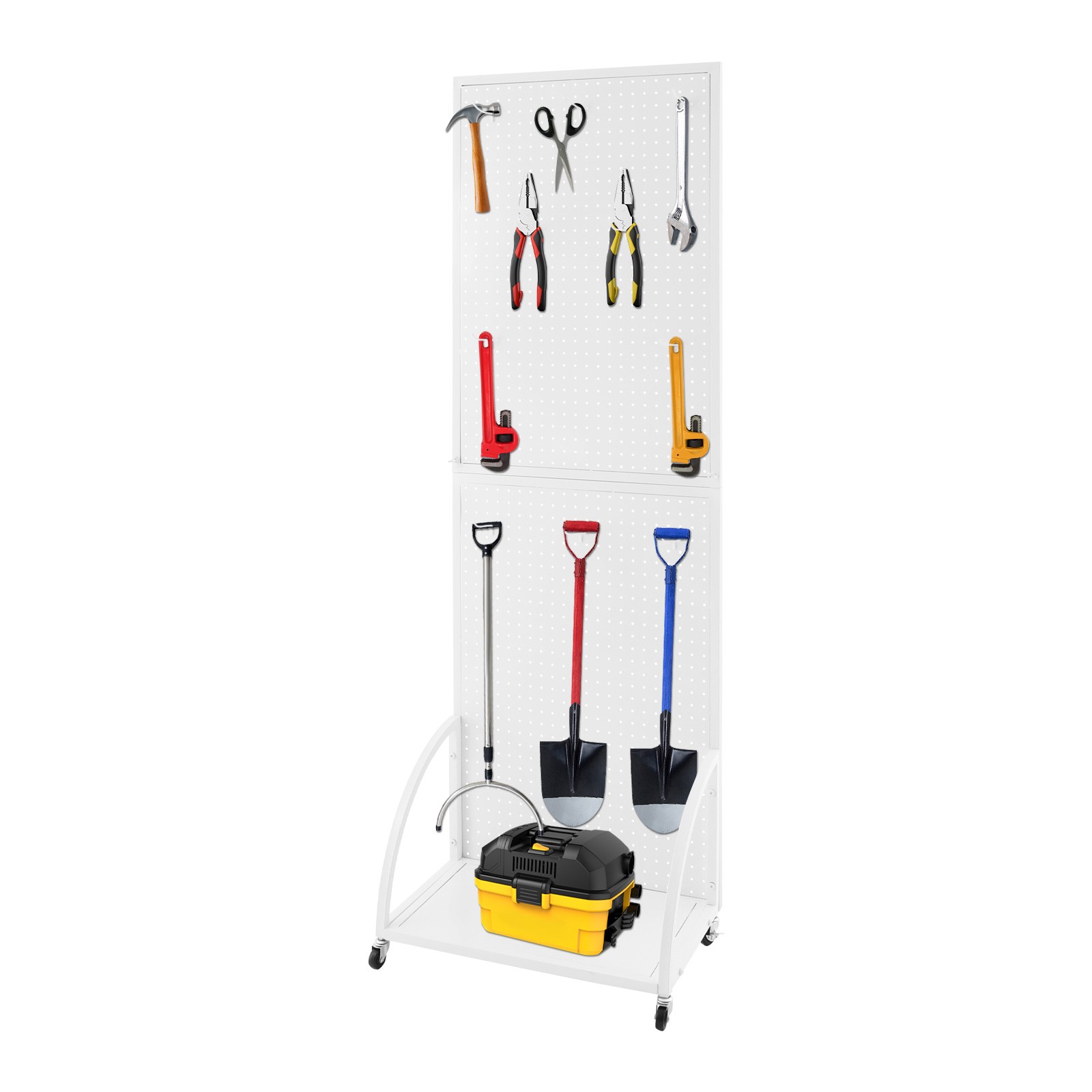 Pegboard Display Stand Retail Display Stand w/ Hooks Craft Fair Display Rack NEW