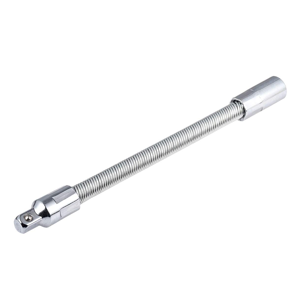 Flexible Socket Extension Ratchet, 1/4 Inch Shank, 150mm Length, Made of Heat...