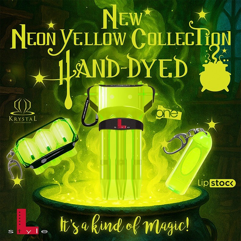 L-Style Crystal SP Flight Case Neon Yellow