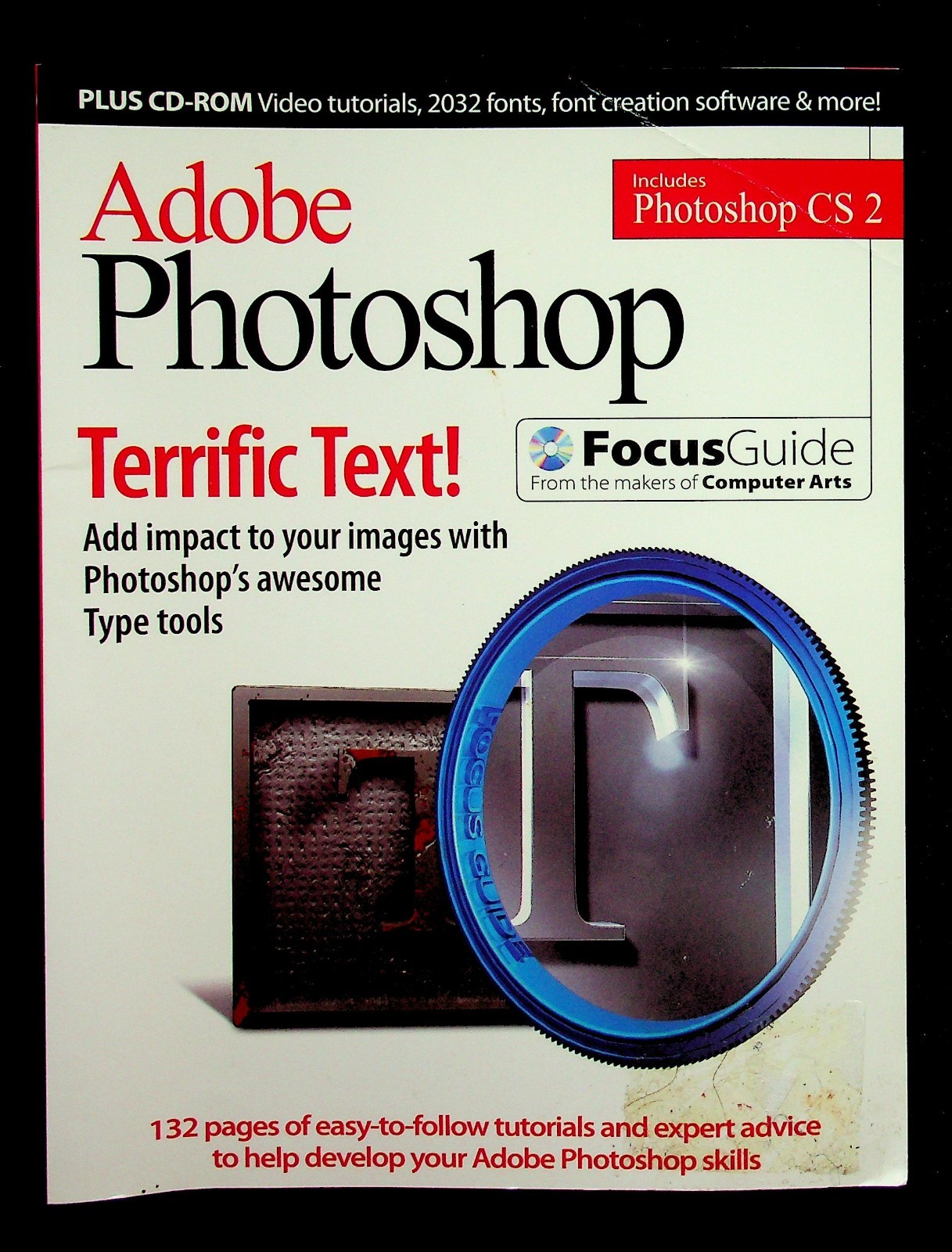 Adobe Photoshop Focus Guide #30 Terrific Text!  *NO CD*