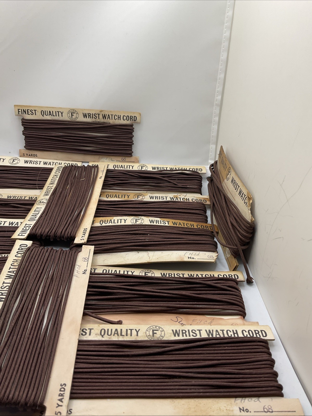 Vintage Fullers Findings Wrist Watch Cord Brown 5 Yd #68 Each 1 Sold Separately