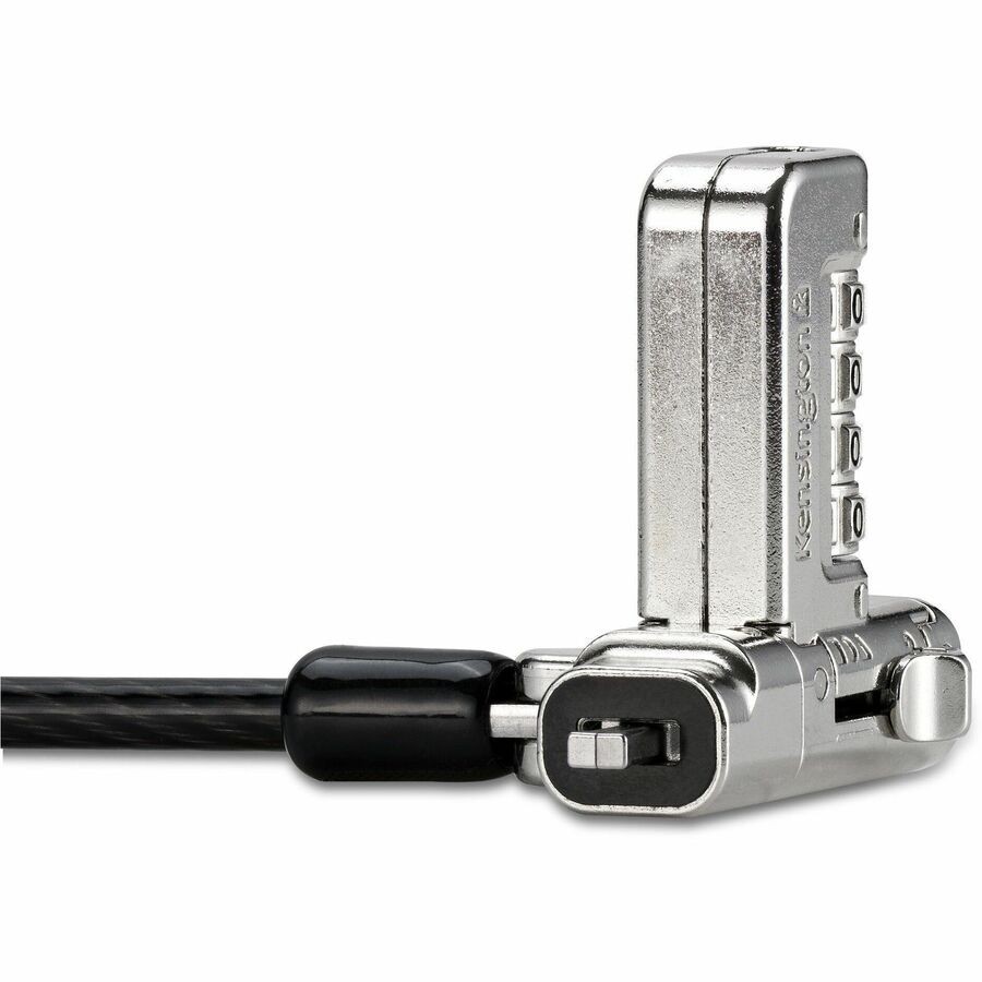 Kensington K63395WW Universal 3-in-1 Laptop Lock 6ft Cable