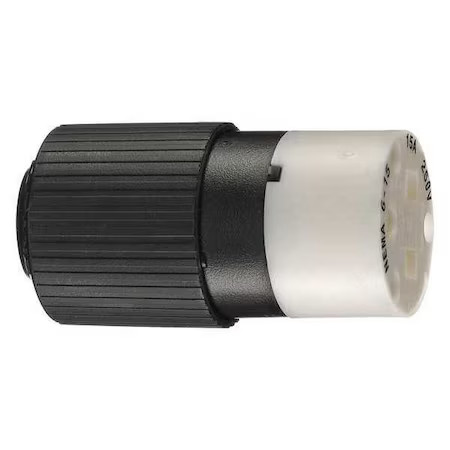 Bryant Bry5669nc Straight Blade Connector, 6-15R, 15 A, 250V Ac, 2 Pole, 3