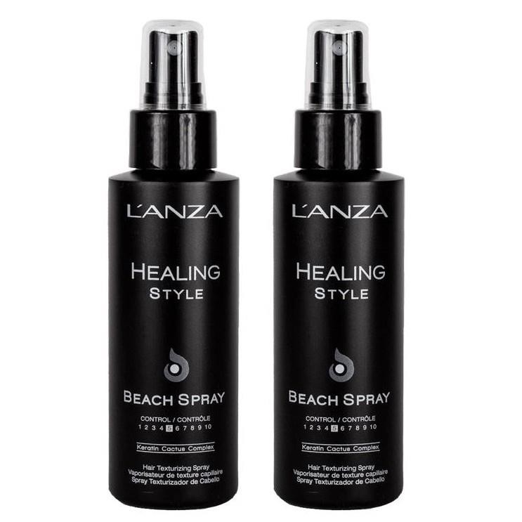 2 PACK Lanza Healing Style Beach Spray 3.4oz/ 100ml