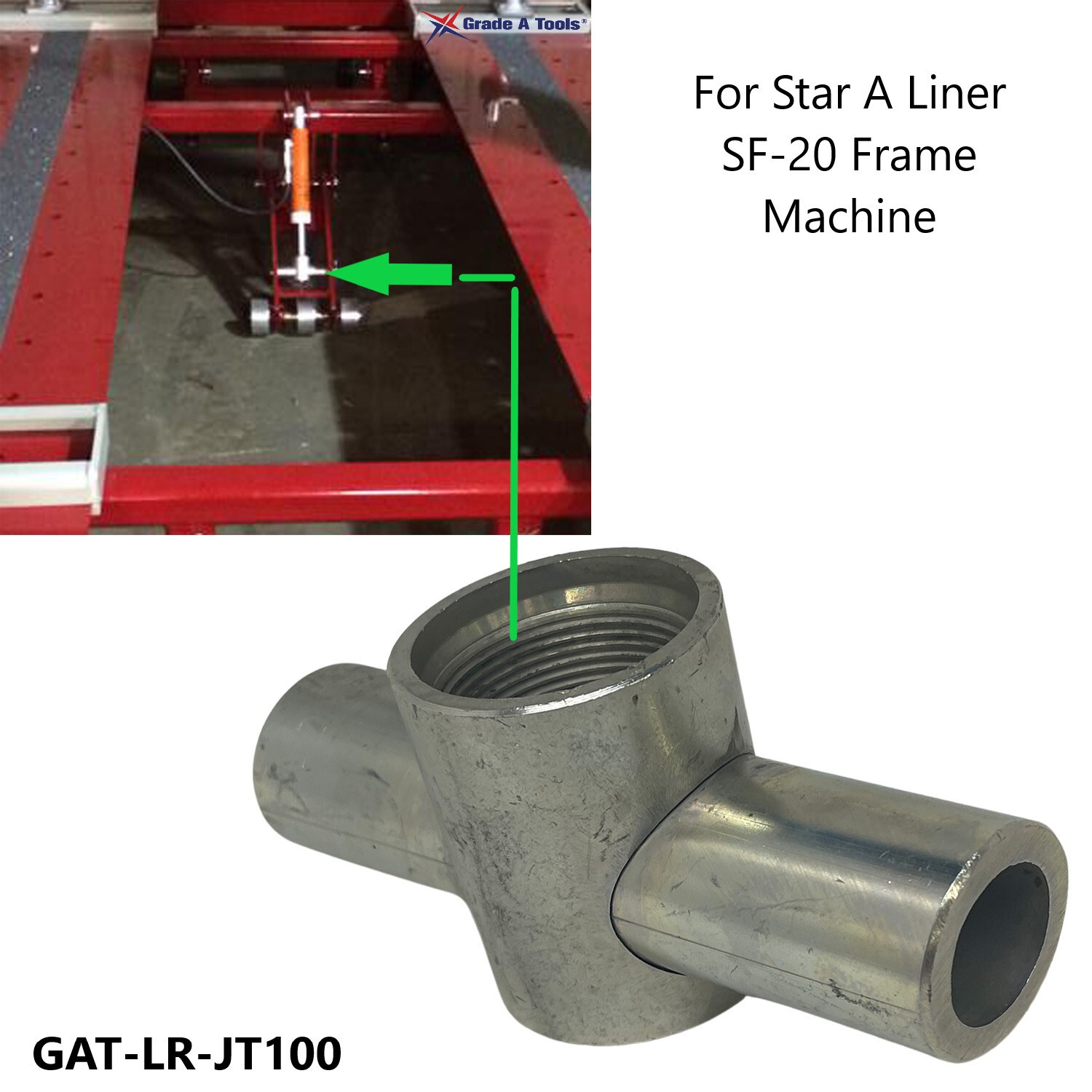 Frame Machine lift Ram Jacking "T" Freedom - Black Hawk & Star A Liner