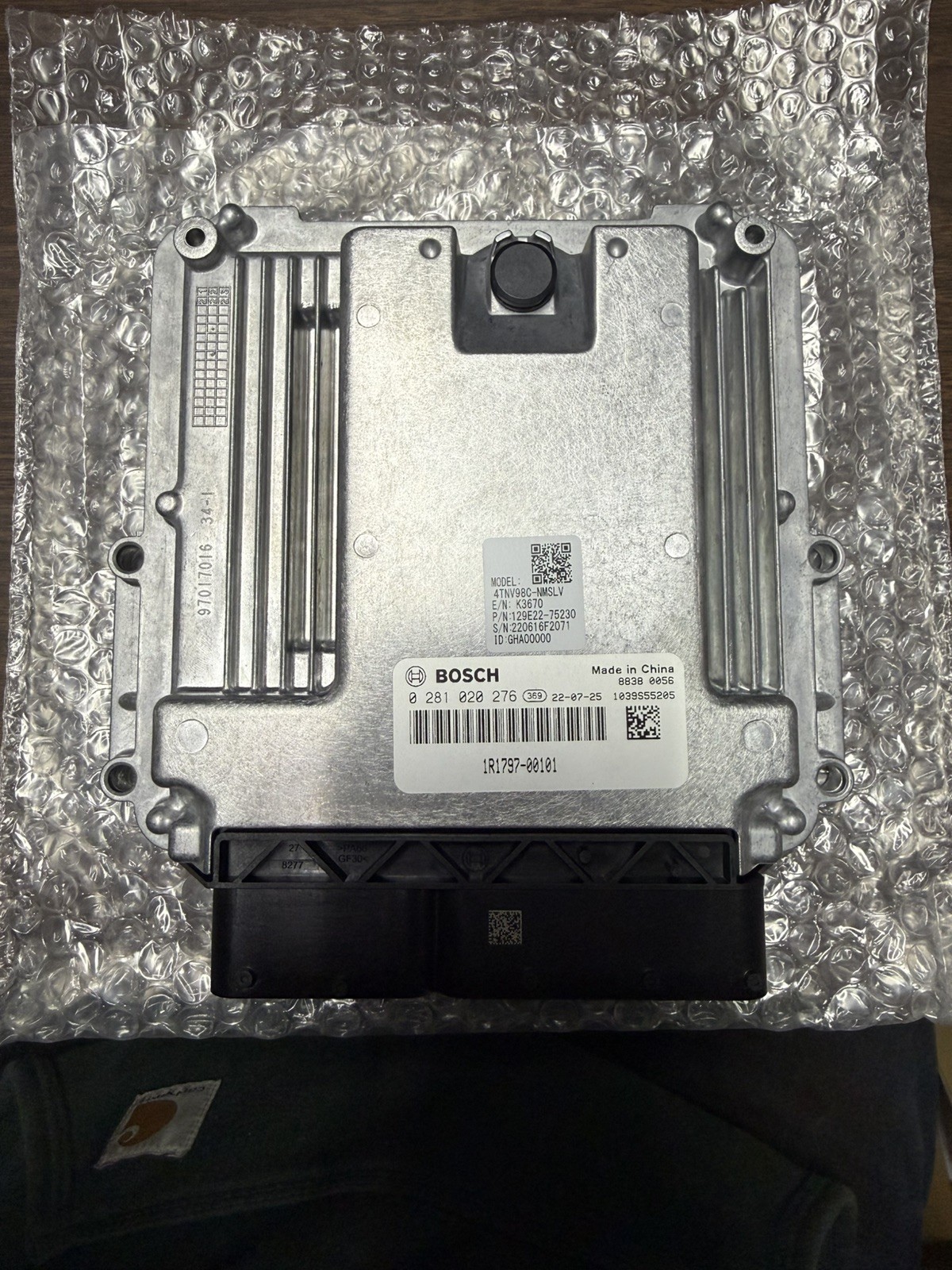 New OEM BOSCH ECU 0281020276 1R1797-00101 129E22-75230 Yanmar 4TNV98C-NMSLV