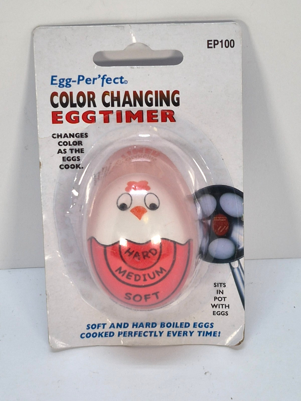 Egg-Perfect Color Changing Egg Timer EP100 Hard Soft Boiled Cook Indicator New