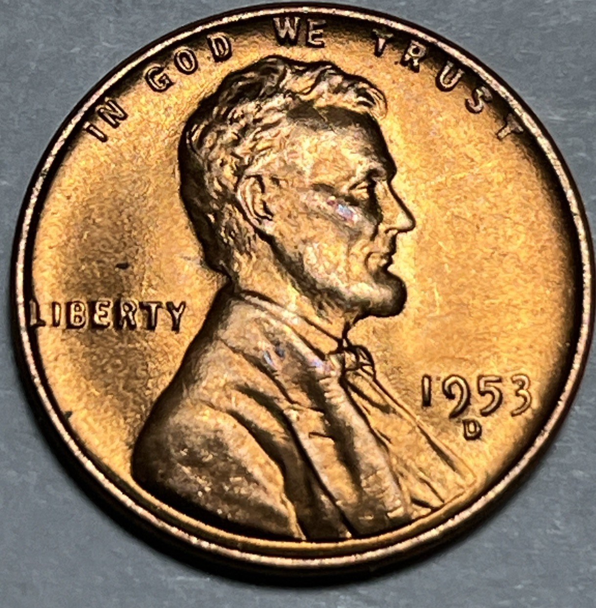 1953 D Wheat Penny Errors DDO Die Cracks & Die Clash Uncirculated #2