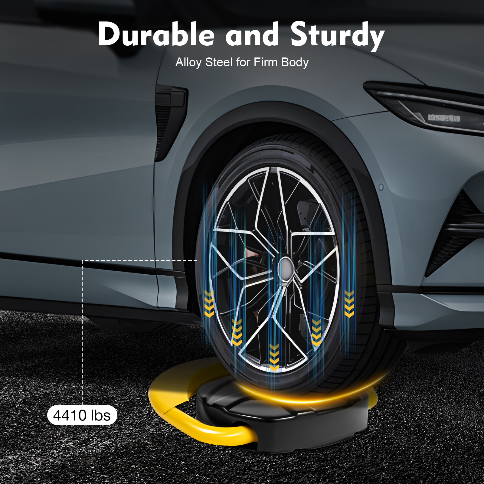 Car Parking Lock Barrier Remote Control Automatic Parking Spot Lock Waterproof