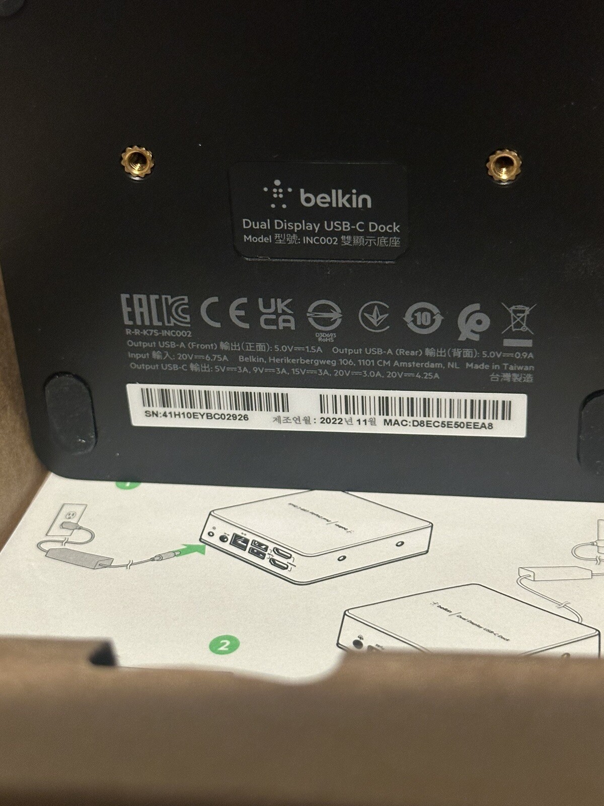 Belkin 4922EY Open Box
