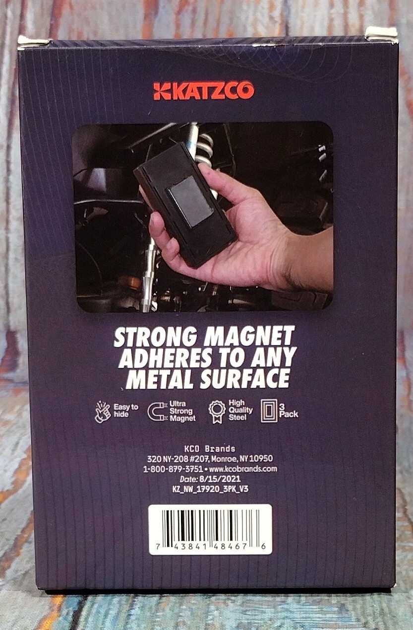 Katzco Magnetic Key Holders - 3 Pack - Brand New