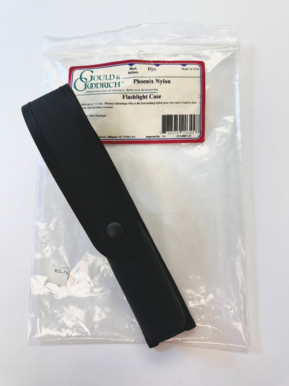 Gould & Goodrich Model PQA Nylon case for Pelican 6070 Light