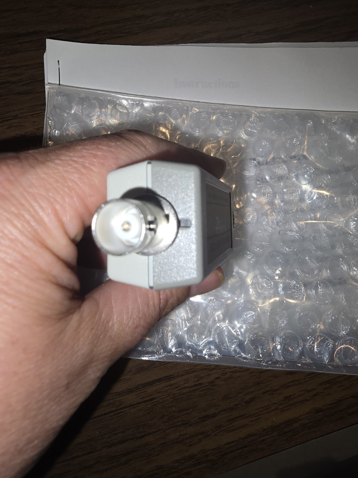 Tek 013-0278-00 Video Display Clamp with instructions