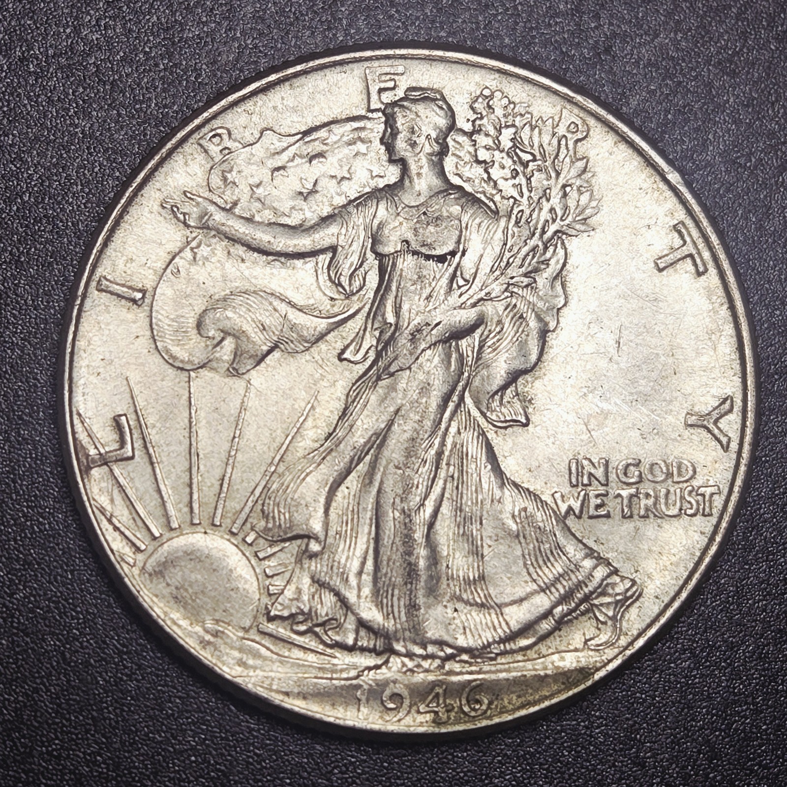 1946-P Walking Liberty Half Dollar 90% Silver